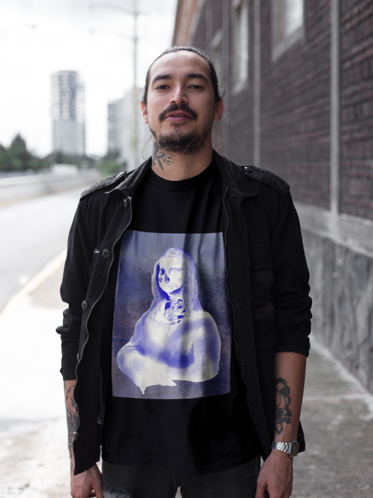 DJ0 Art T-Shirt Black - Blueprint of Humanity