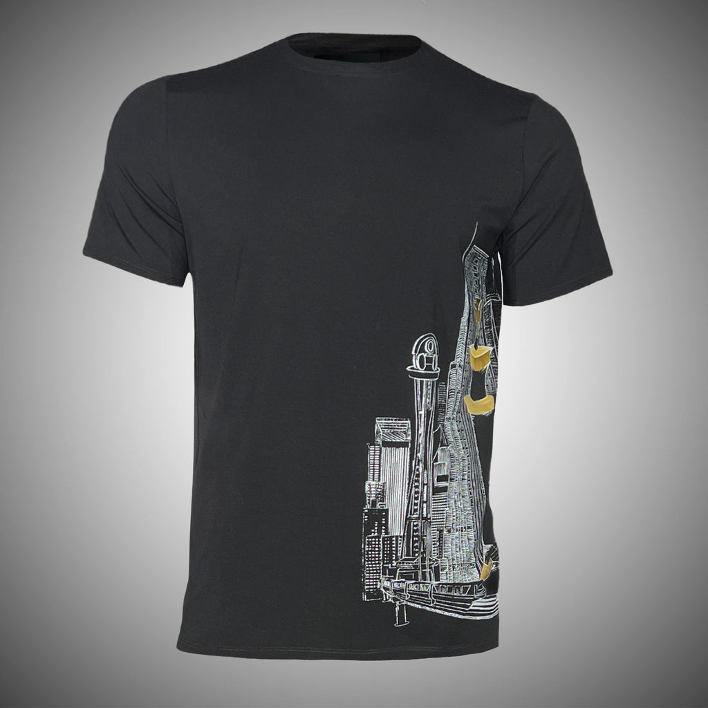DJ0 City Graphic T-Shirt Black
