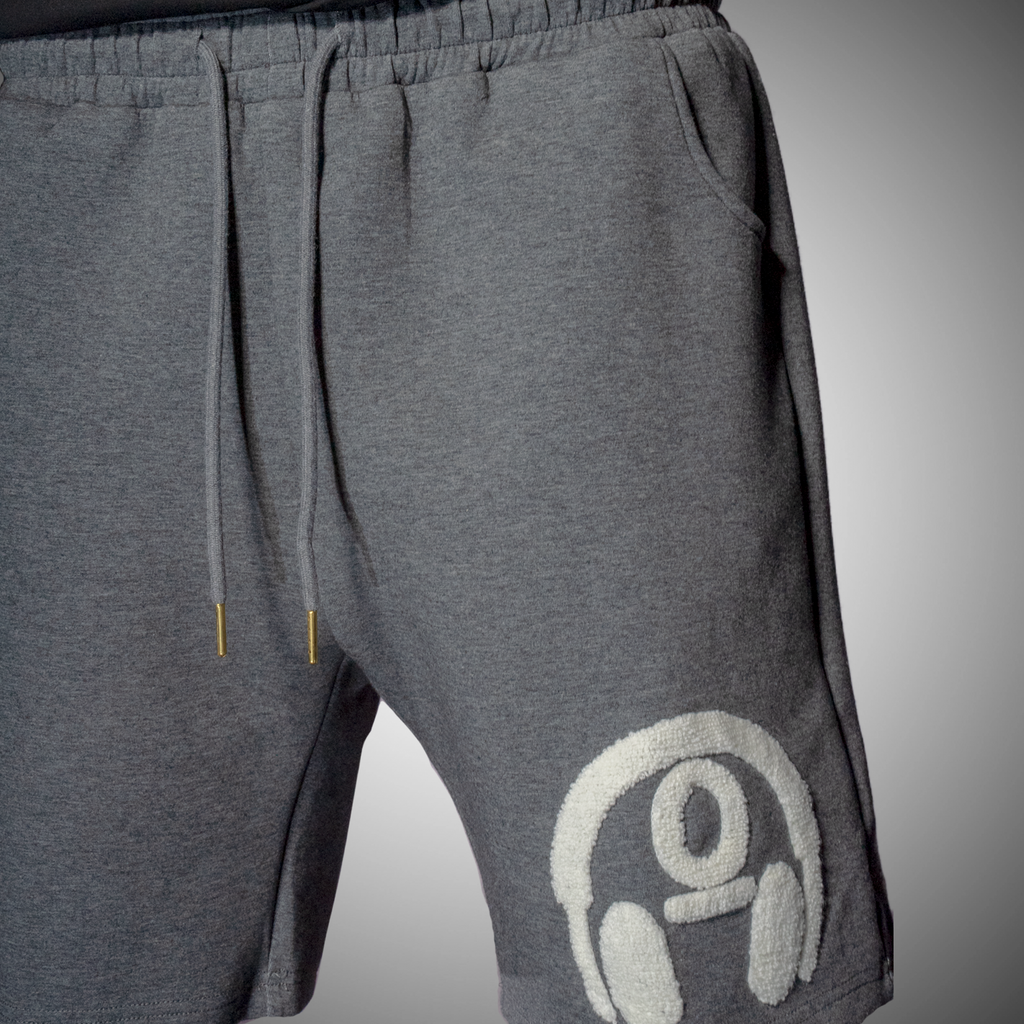 DJ0 Original Silk-Lined Charcoal Sweat Shorts
