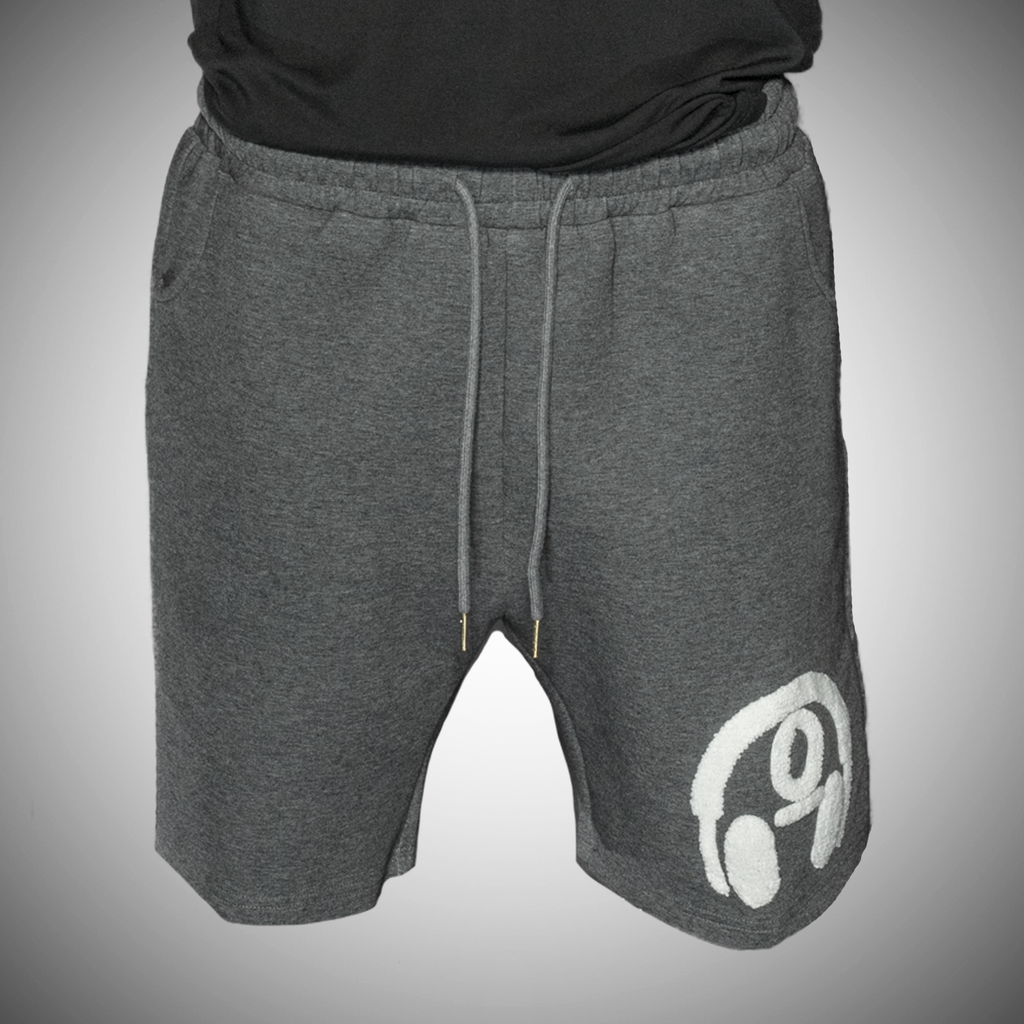 DJ0 Original Silk-Lined Charcoal Sweat Shorts
