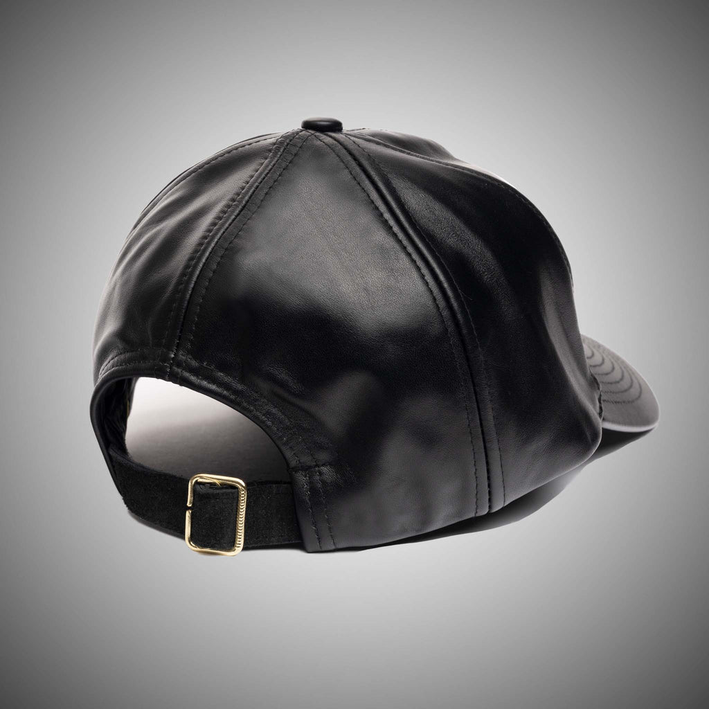DJ0 Napa Leather 7-Panel Hat with Velcro Patch
