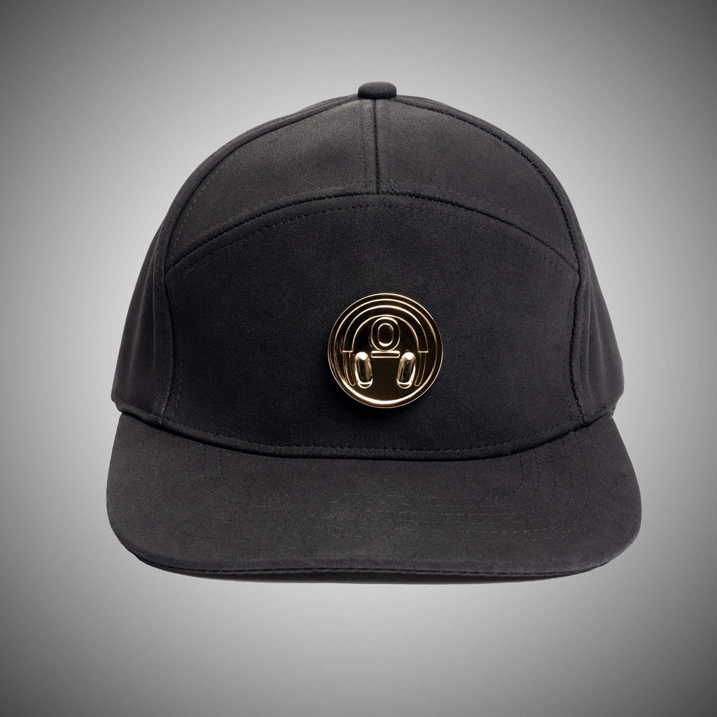 DJ0 Suede 7-Panel Hat with Limited Edition Medallion