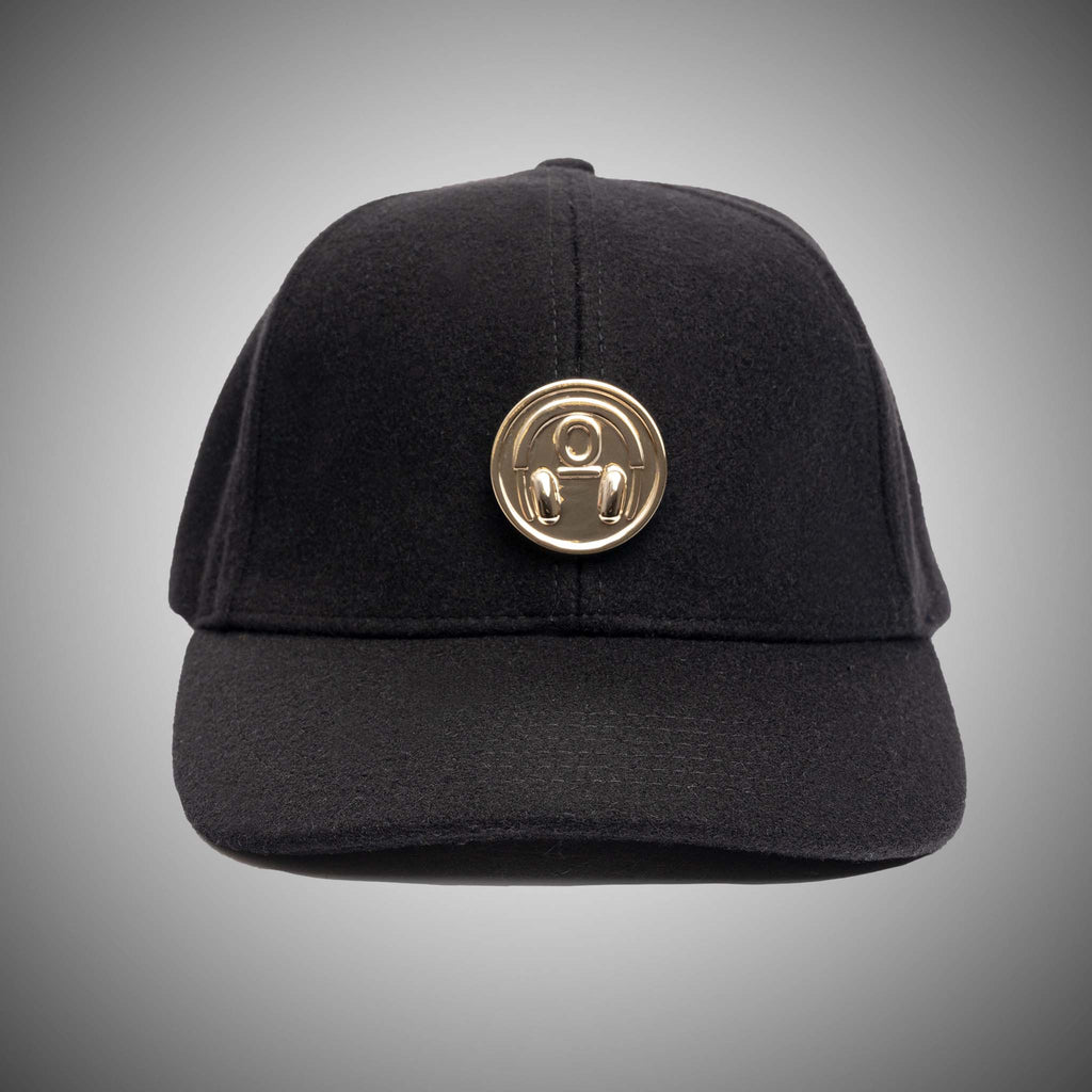 DJ0 Wool 6-Panel Hat with Limited-Edition Medallion