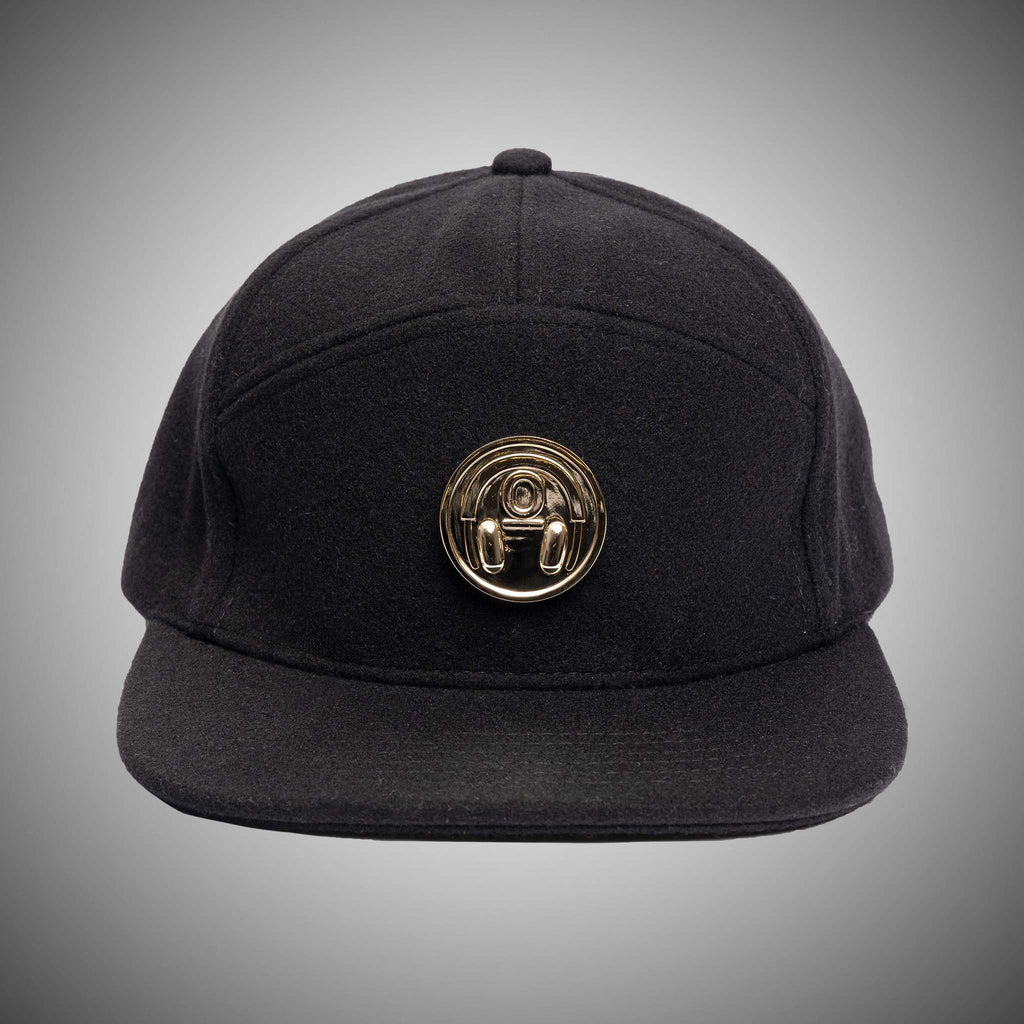 DJ0 Wool 7-Panel Hat with Limited-Edition Medallion