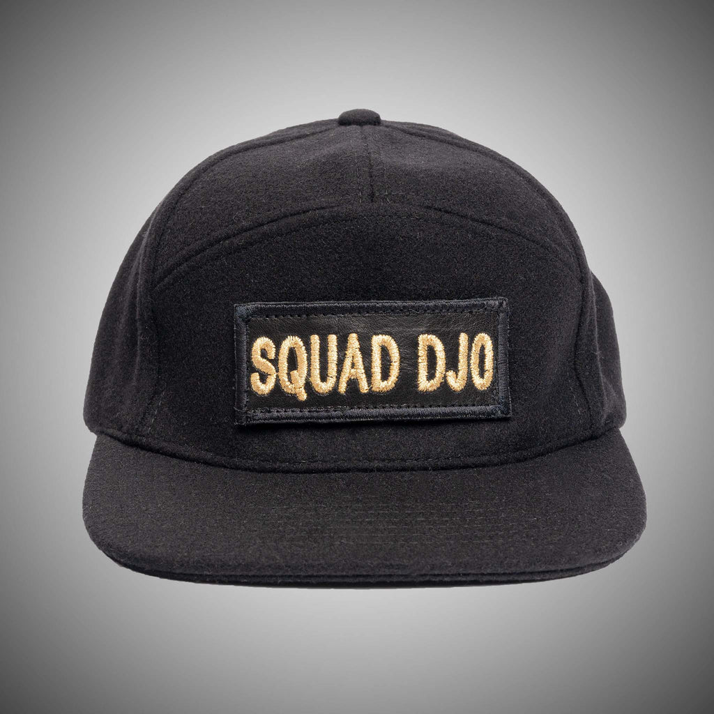 DJ0 Wool 7-Panel Hat with Velcro Patch